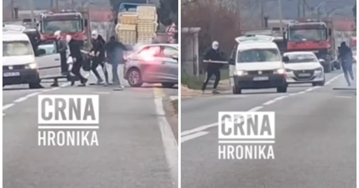 Sukob kod Mostara: "Navijačka" tučnjava rezultirala oštećenjima i bakljom u automobilu