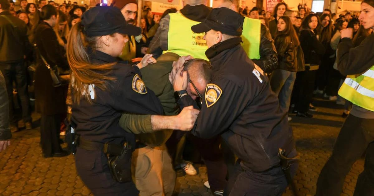 Uhićen muškarac nakon incidenta na 10. Noćnom maršu u Zagrebu