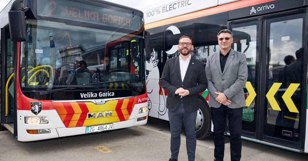 Velika Gorica dobila pet električnih autobusa za javni prijevoz