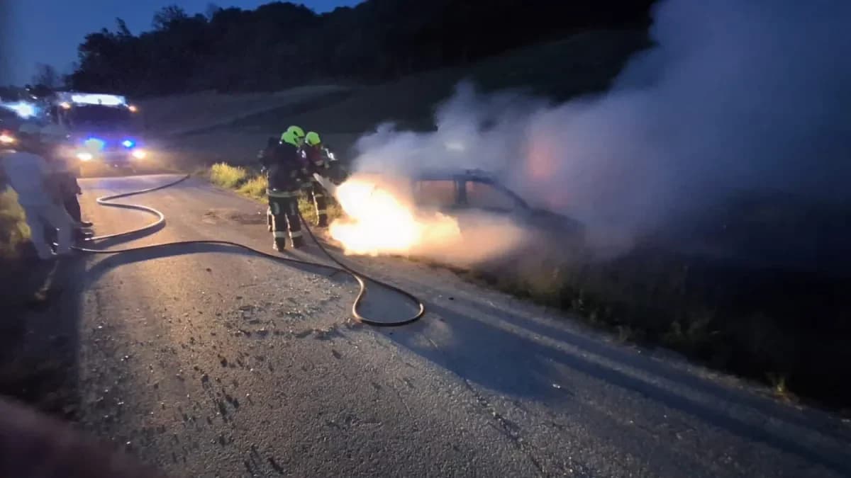 Dva automobila izgorjela u dva dana: Uzroci požara utvrđeni