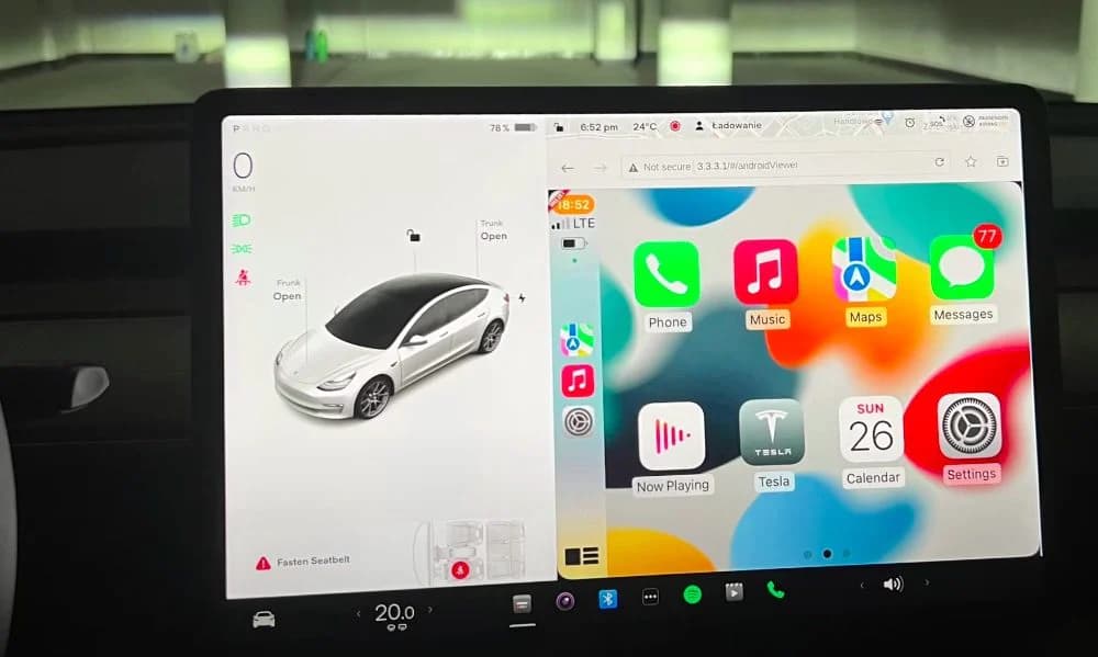 Apple radi na povezivanju Tesle s CarPlayom