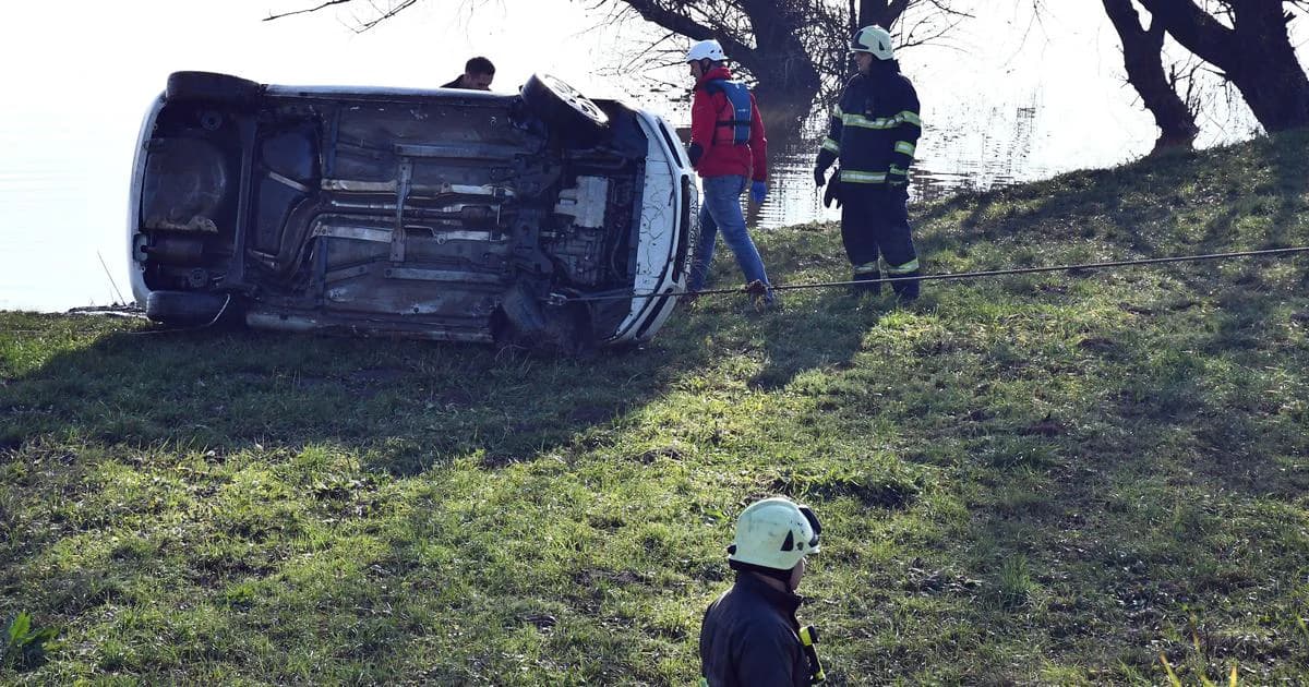Automobil završio u Dravi kod Križnice, potraga za vozačem u tijeku