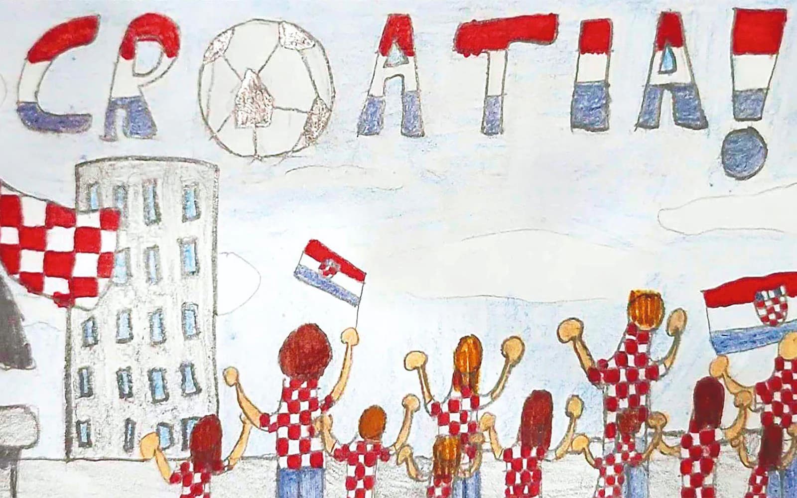 Crtež 11-godišnje Ivane Gelo krasit će autobus hrvatske reprezentacije na Svjetskom prvenstvu 2026.
