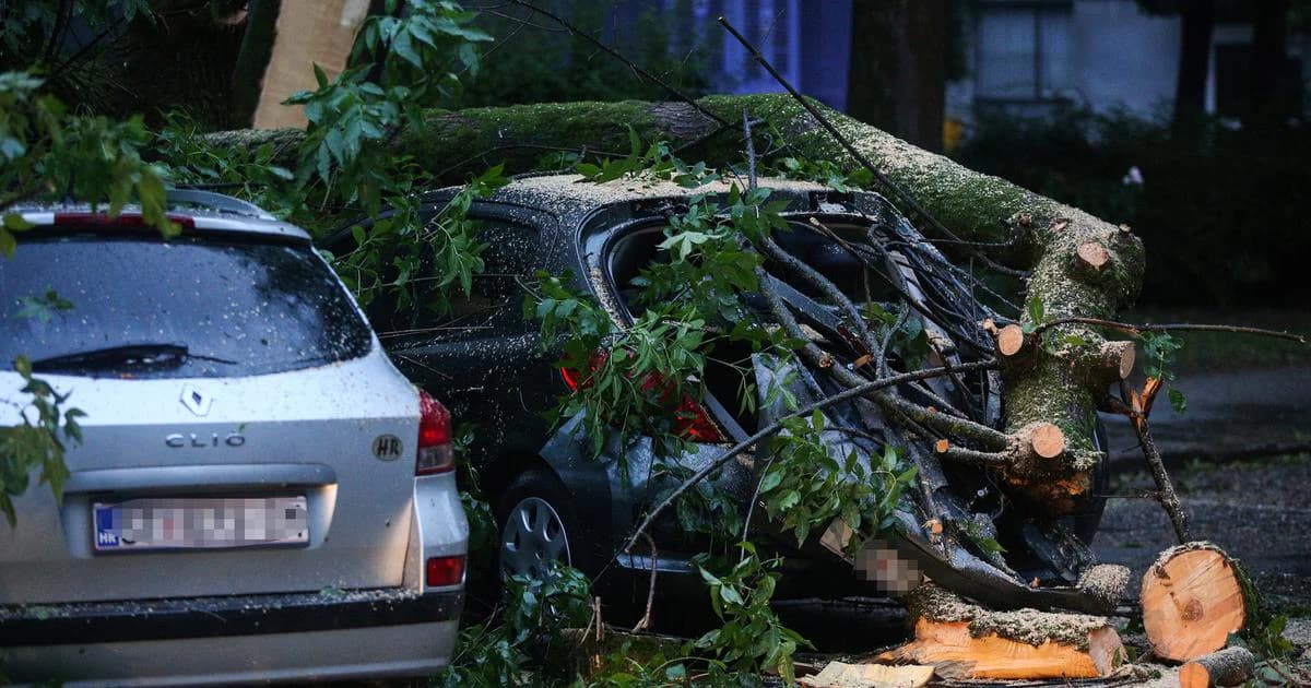 Grad Zagreb isplatio prvu pomoć za štetu od olujnog nevremena: Iznosi variraju od 26 do 2940 eura