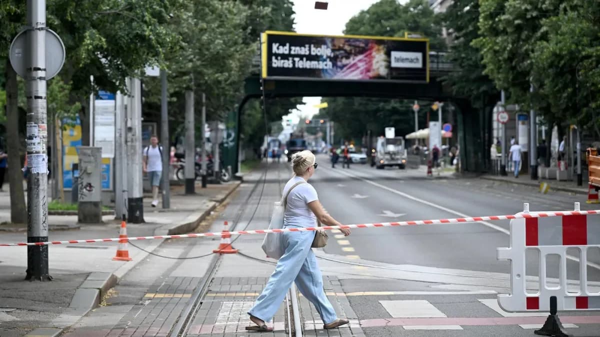 Novo oštećenje tramvajske mreže u Zagrebu, promet preusmjeren