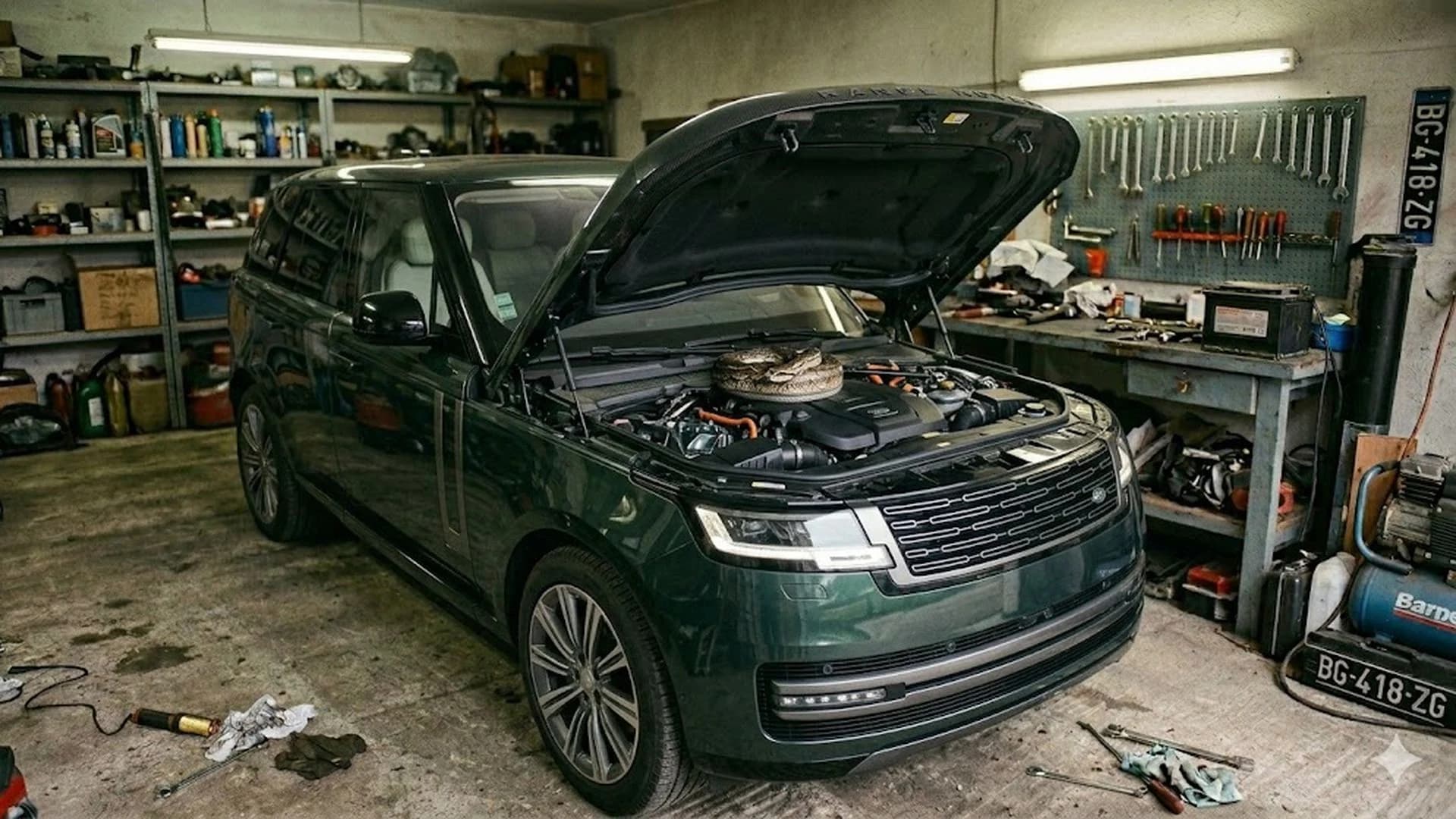 Znak da vam se zmija uvukla u automobil