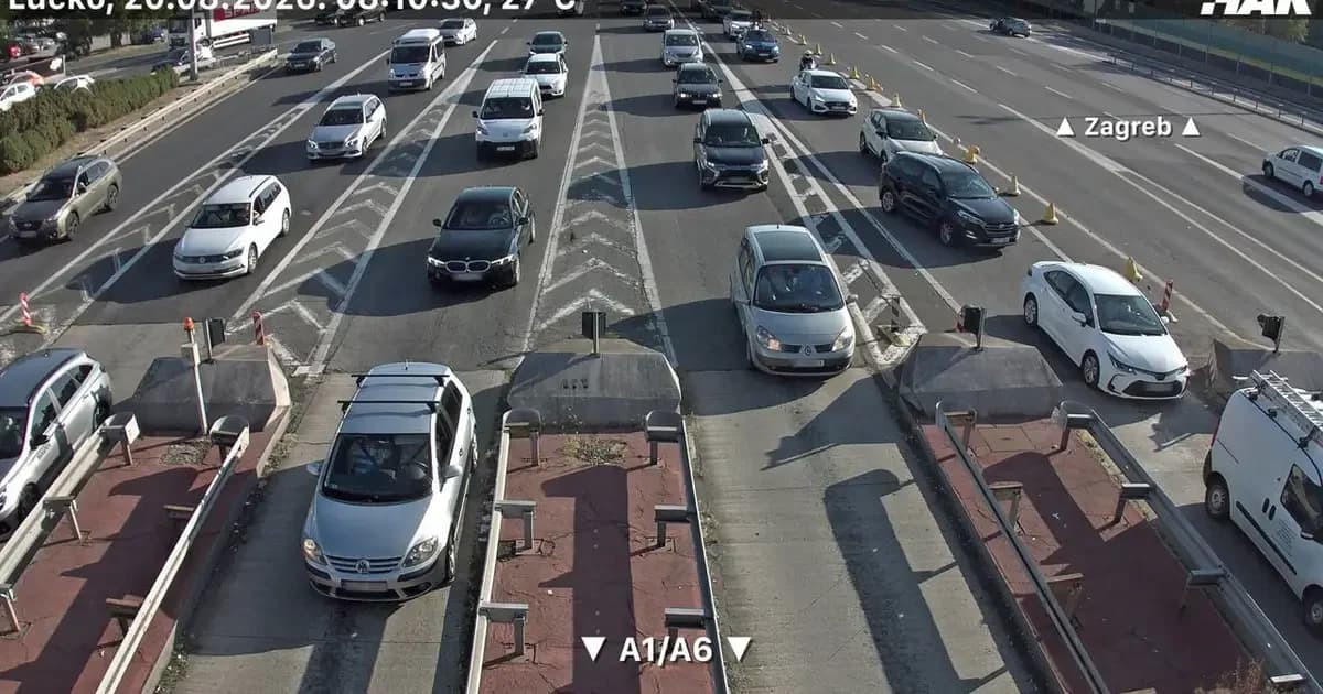 Prometna nesreća kod čvora Sesvete, kolona duga pet kilometara